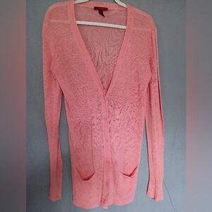 BKE Red Cardigan
